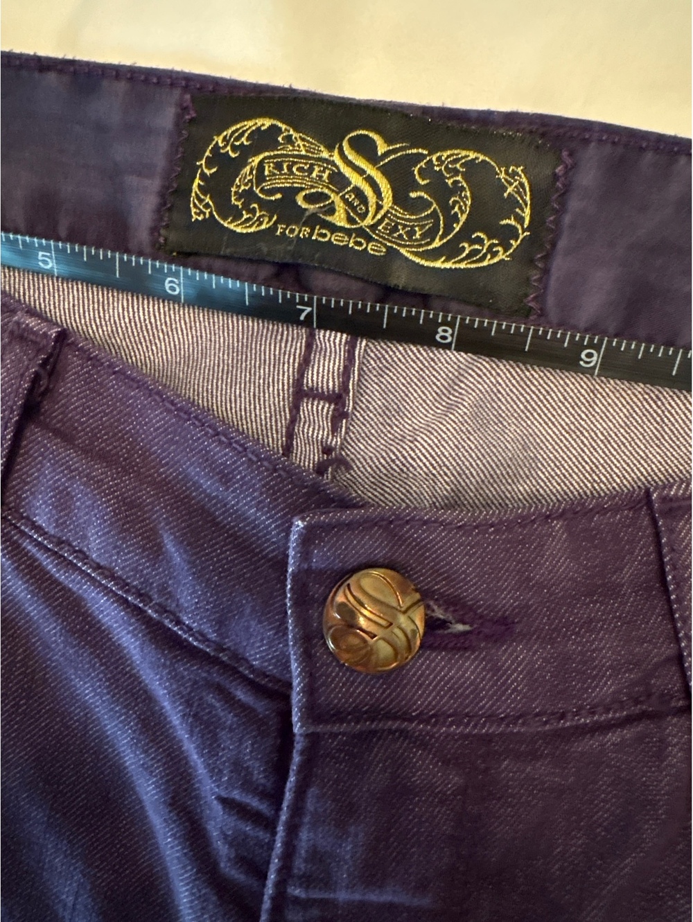 Rich and Sexy for Bebe Embroidered Pocket Jeans 27